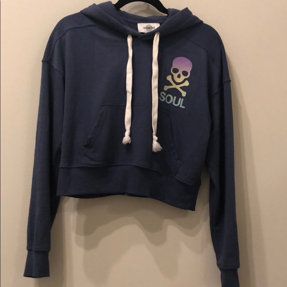 SoulCycle matching sweatpants and crop hoodie